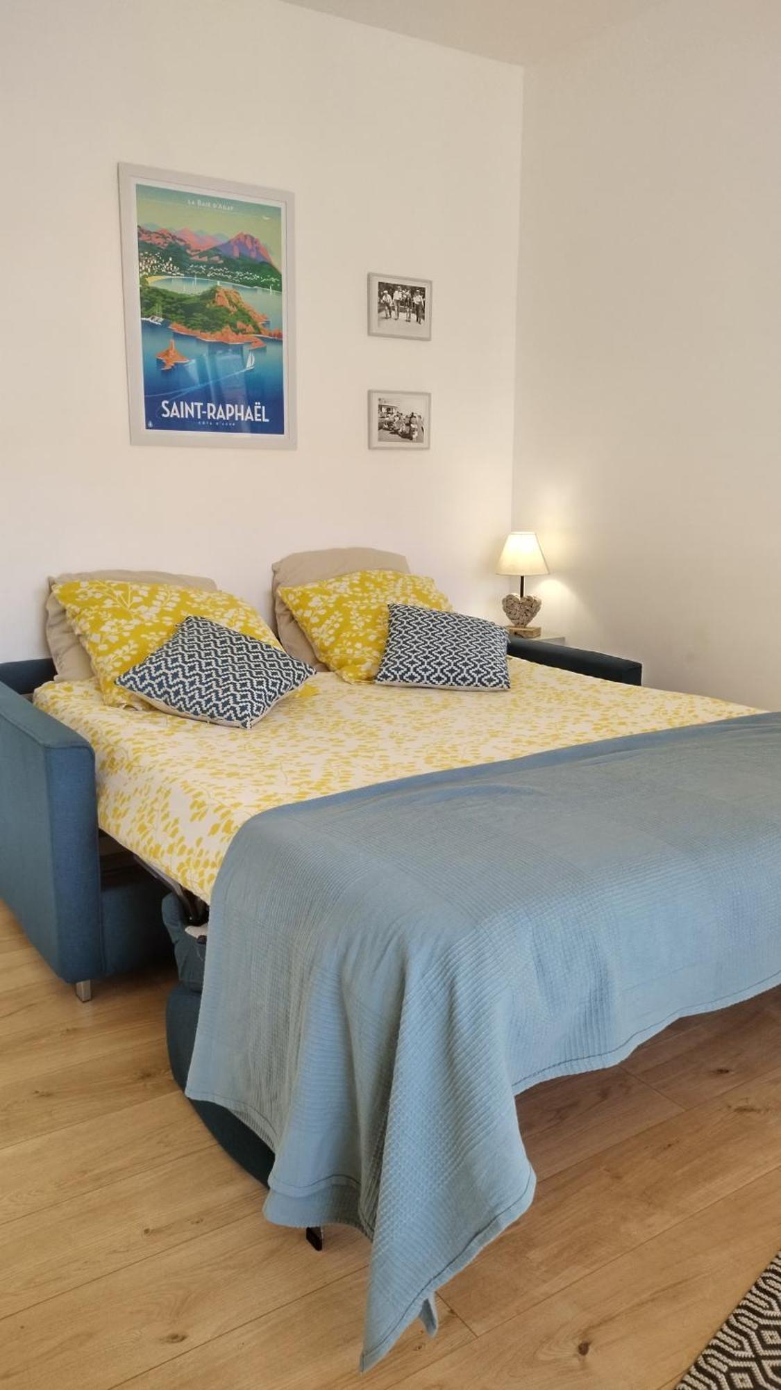 Studio Tout A Pied - Vue Sur Mer Saint Aygulf Exteriör bild