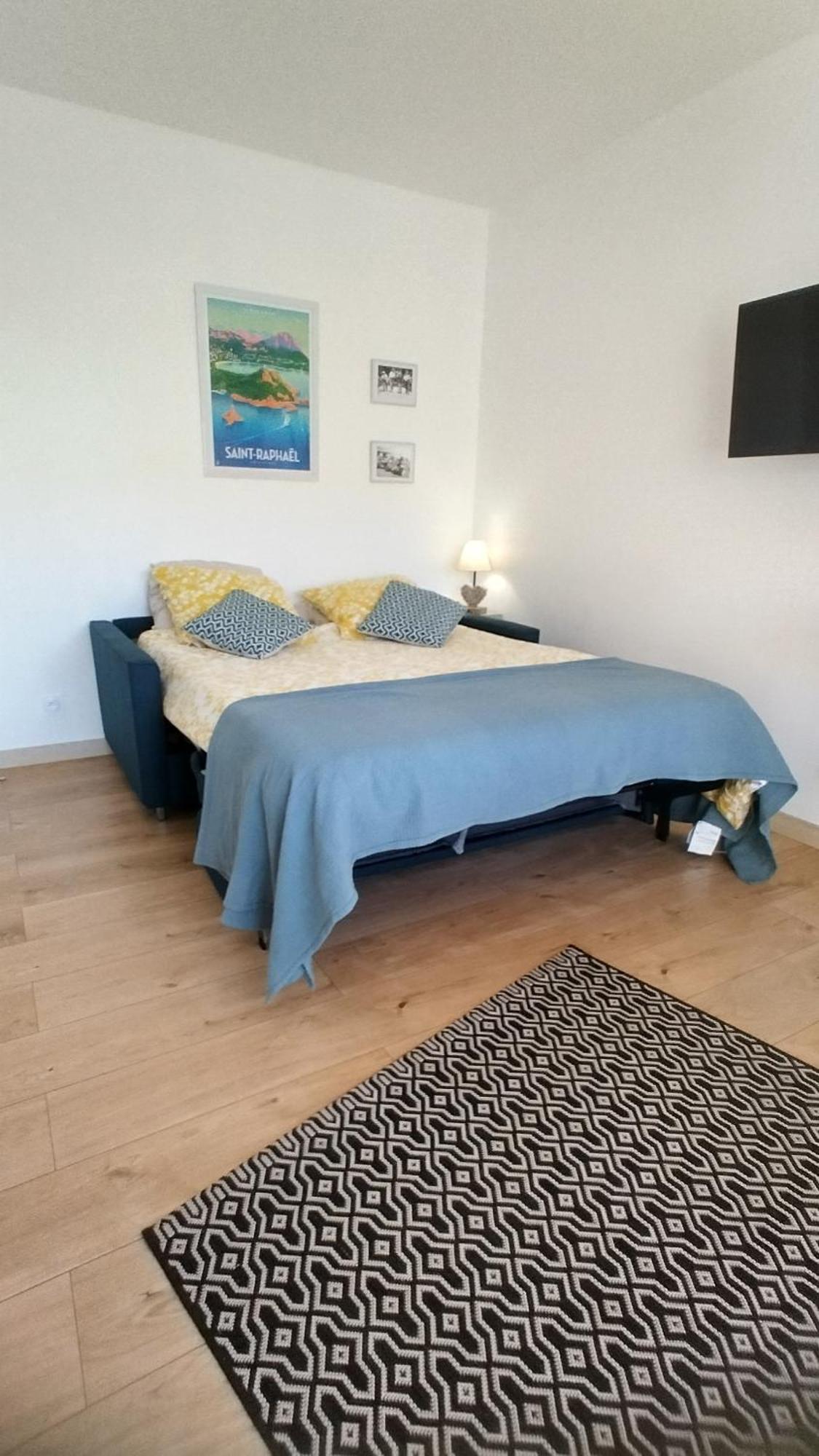 Studio Tout A Pied - Vue Sur Mer Saint Aygulf Exteriör bild
